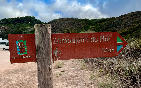 Fisherman´s trail -  z Odeixe do Zambujeira do Mar - ukazatel